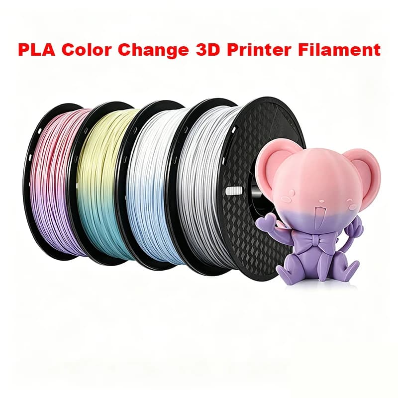 Filamento PLA Termocromico per Stampante 3D 1.75mm 1KG, Cambia Colore con la Temperatura, Materiale per Stampa 3D