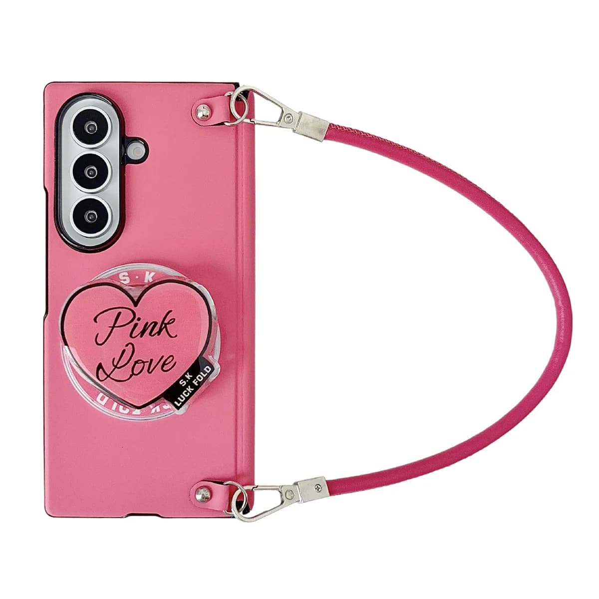 Magnetic Stand Handbag Case for Samsung Galaxy Fold 8 Ultra/7/6/5 Morandi Leather Texture Hinge Protection Cover