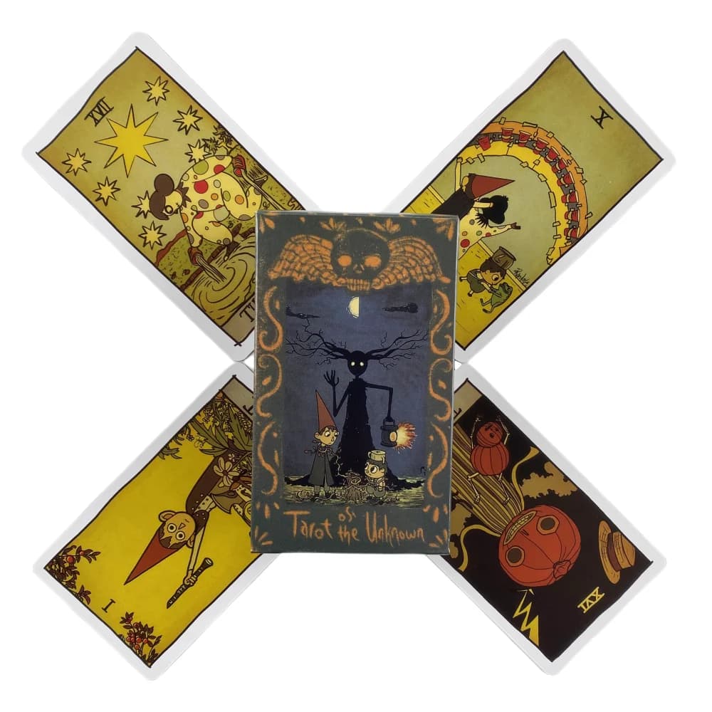 Tarocchi delle carte sconosciute Un mazzo da 78 Oracle English Visions Divination Edition Borad Playing Games