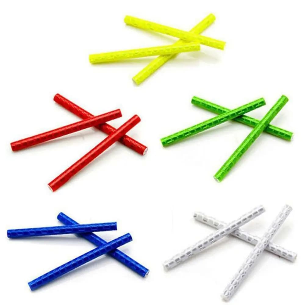 Nuovo tubo a clip Spia di sicurezza Riflettori Cerchio Raggio Luci per bicicletta Tubi riflettenti per ruote Clip On