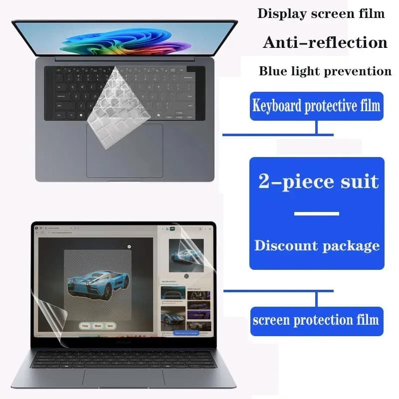 Per SAMSUNG Galaxy Book 6 Pro/Ultra 960UJH Pellicola per tastiera Pellicola per schermo HD da 16 pollici per notebook Protezione della privacy Pellicola anti-sguardo