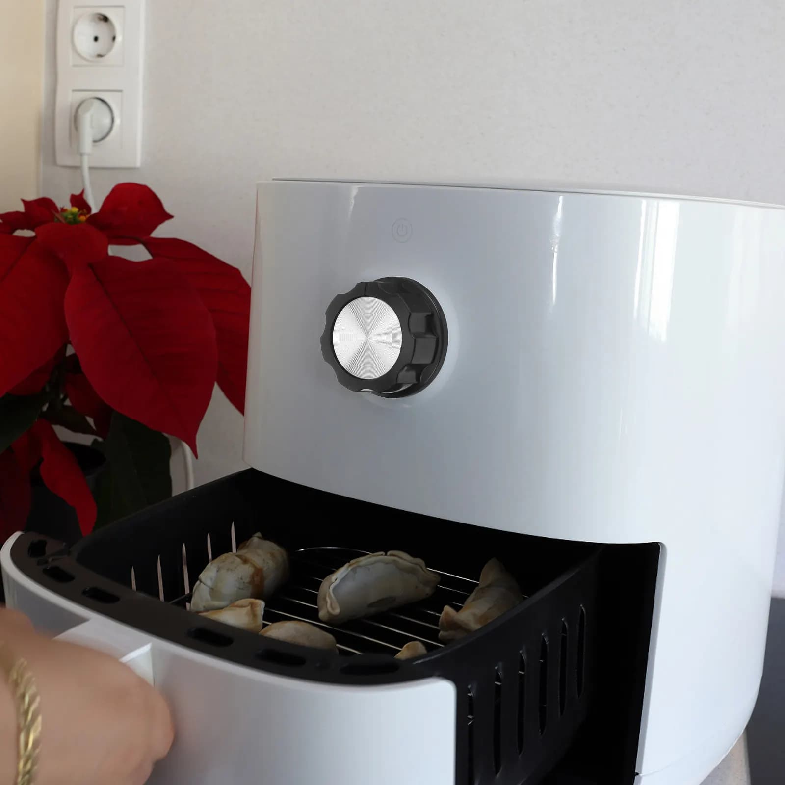 2 Pezzi Manopole di Controllo per Friggitrice ad Aria, Forno, Pentola a Pressione, Griglia, Barbecue, Elettrodomestici da Cucina, per una Cucina Sana
