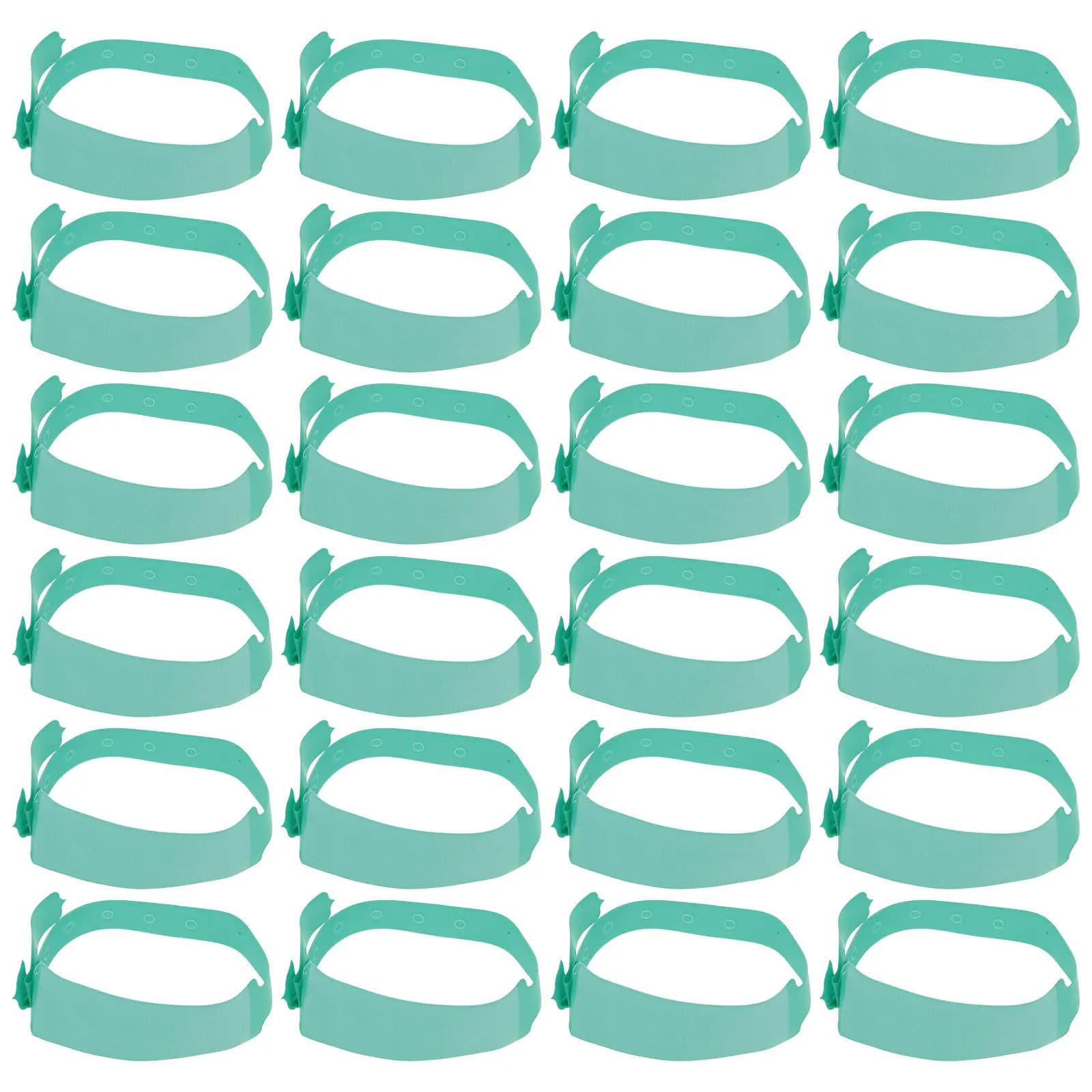 100 Pezzi Braccialetti Identificativi Scrivibili, Morbidi e Resistenti agli Strappi in PVC, per Pazienti Ospedalieri, Monouso