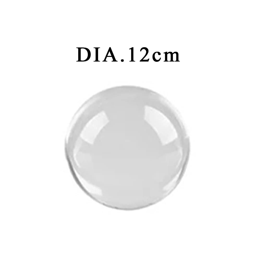 Mezza Sfera Sfera K9 Cristallo Vetro Trasparente Semicerchio Sfera Solida DIA. 12 cm