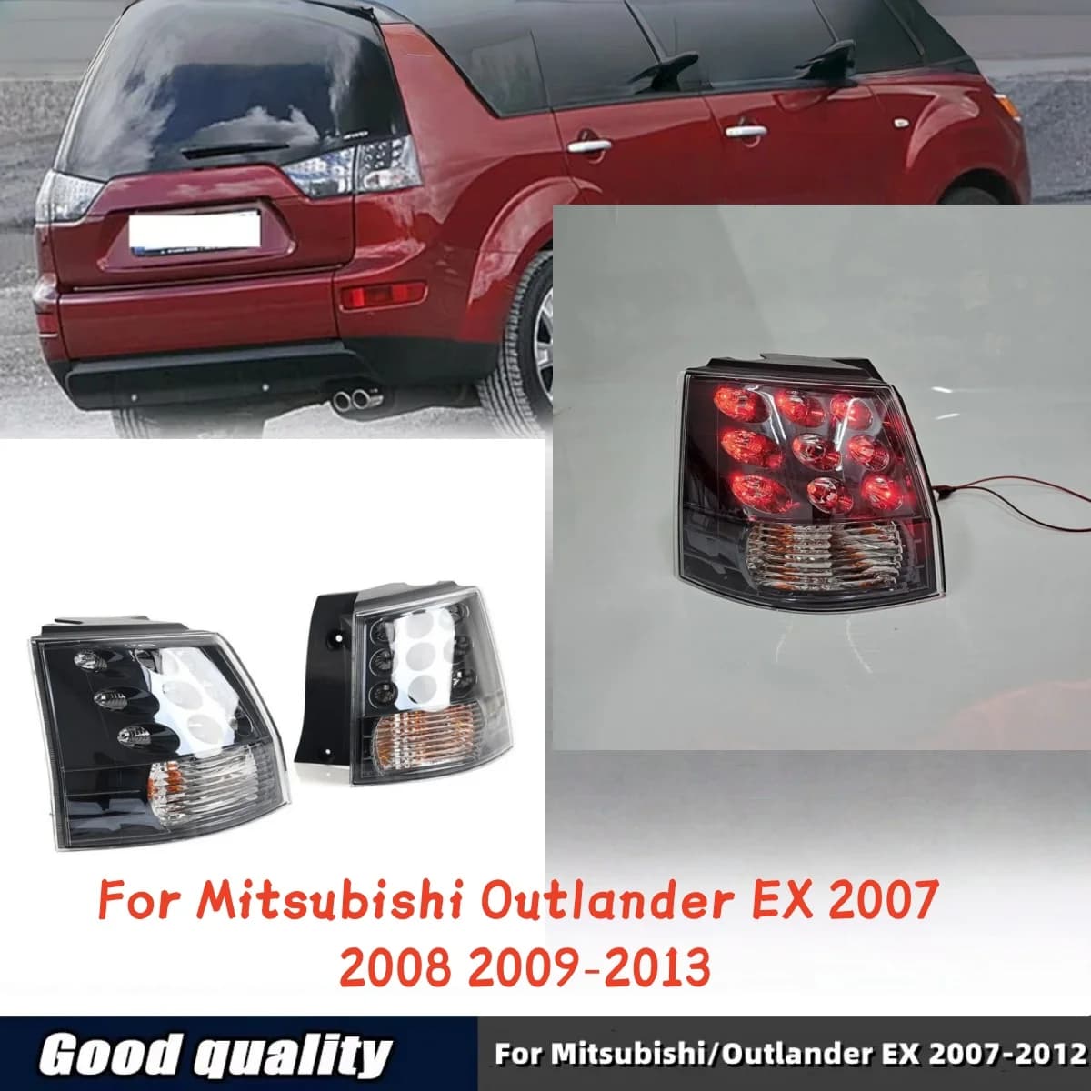 Paraurti posteriore Arresto Per Mitsubishi Outlander EX 2007 2008 2009-2013 Auto Paraurti Posteriore Lampada Riflettore Fendinebbia