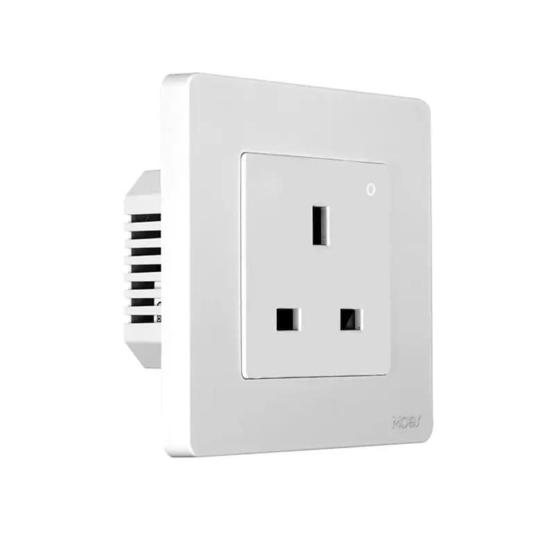 【NECESSITY】Tuya Zigbee Smart Socket UK Presa da parete incorporata Indicatore di monitoraggio dell'energia App Controllo remoto Controllo vocale Spina UK