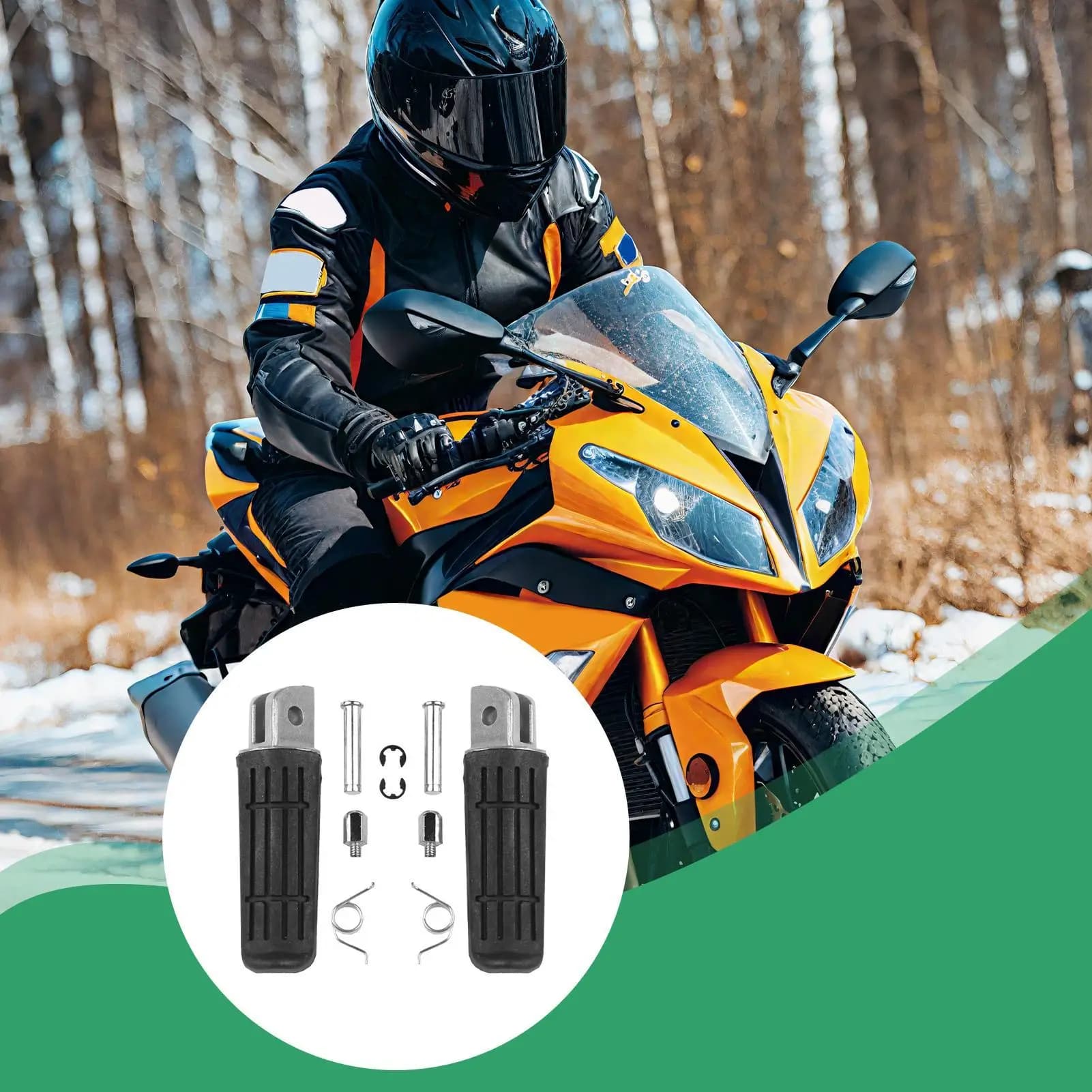 Per Yamaha FJR1300 ABS 2003-13 FZ6R 09-13 FZ1 Pedane Moto Passeggero Pedane Accessori di Modifica Pedane Per