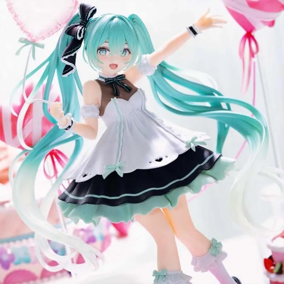 Figura Originale Hatsune Miku Edizione Compleanno 2025 AMP Modellini d'Azione Anime da Collezione, Giocattoli Regalo