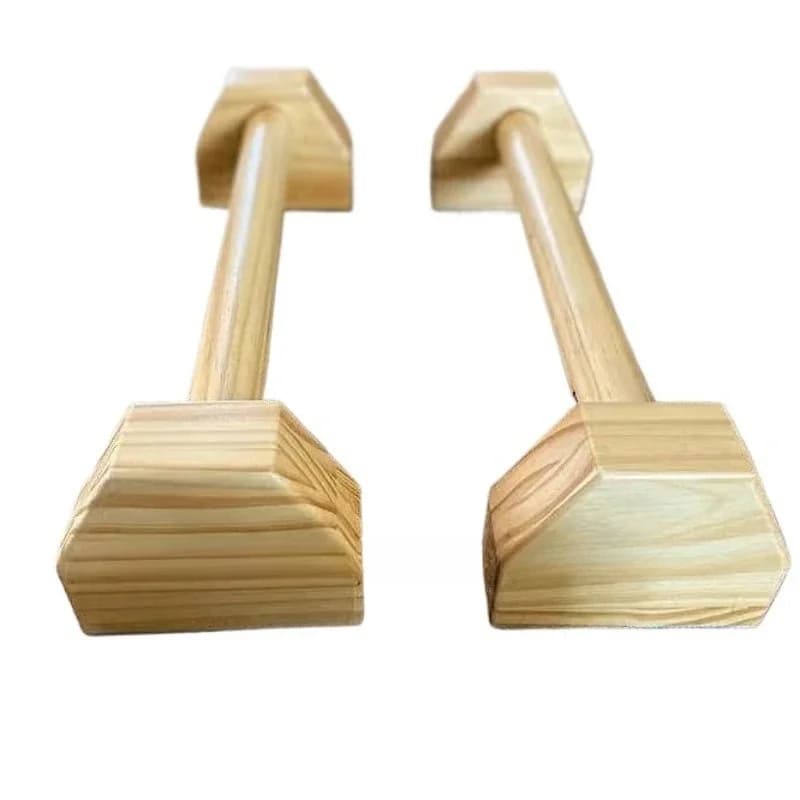 New Durable Reverse Workout Tool in Faggio Wood, Traction Palo, Aerobic Equipment, Parallel Wood Bars for Home Use