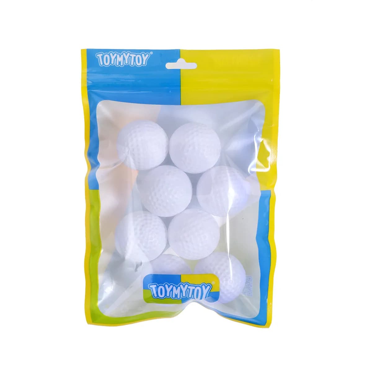 Set di 8 Palline da Golf per Allenamento, Leggere e in Plastica, per Pratica Indoor Sicura, Kit Accessori Golf Adatto ai Principianti