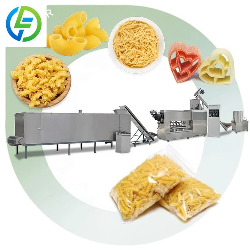 100 kg automatico commerciale professionale grande pasta noodle mini piccolo macaroni macchina per fare alimenti prezzo basso