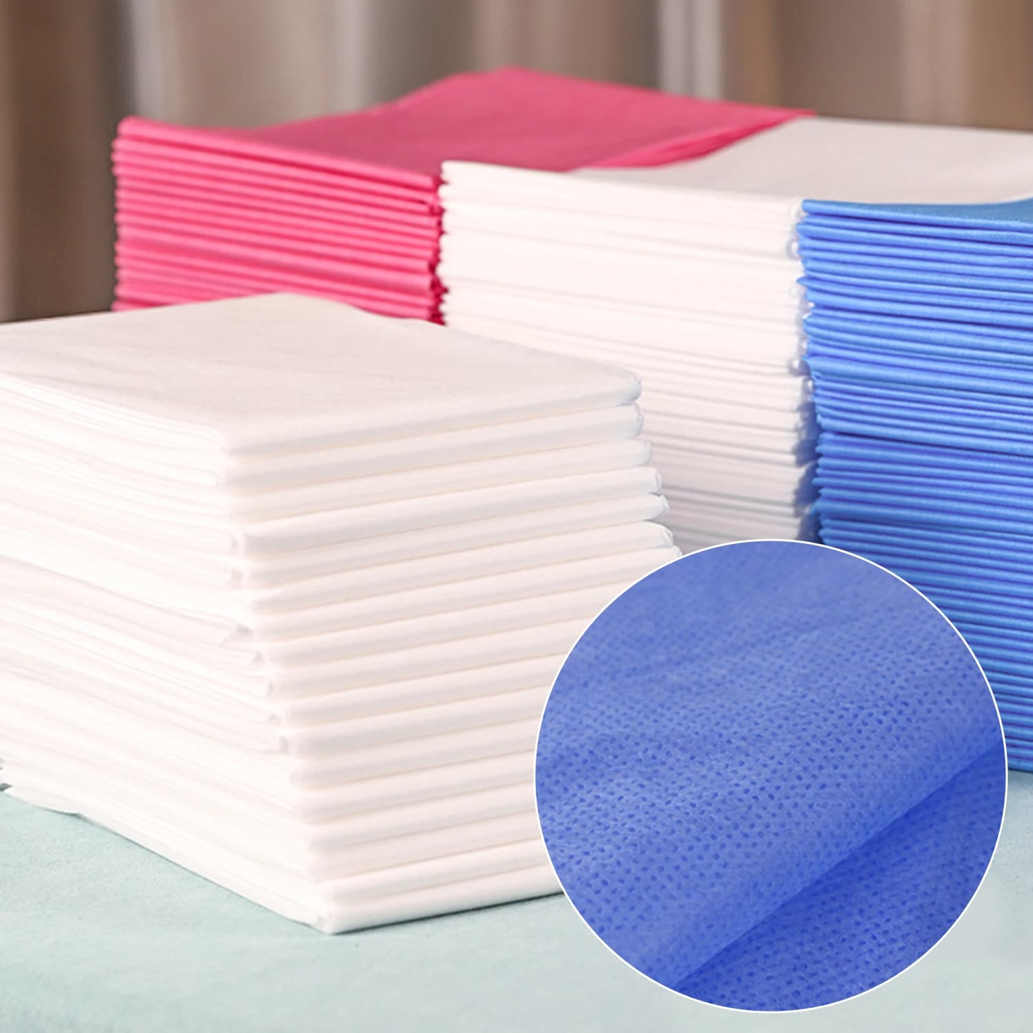 100 pezzi Lenzuola per tavolo da massaggio per tatuaggi Lenzuola usa e getta SPA Copriletto per ciglia non tessute Salone di bellezza Impermeabile resistente alle macchie