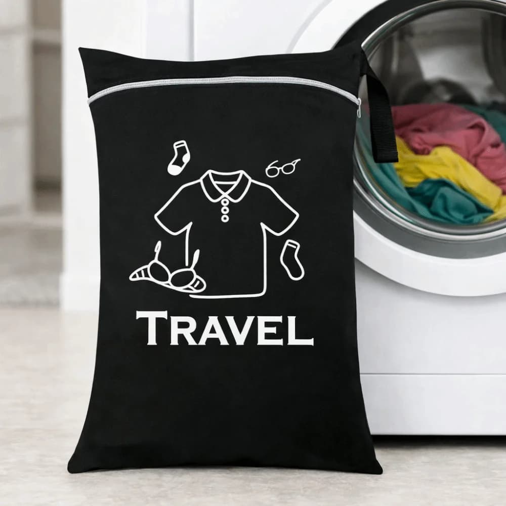 Oxford Cloth Travel Clothing Storage Bag Waterproof Large Capacity Laundry Bag Zipper Washable Beach Clothes Organizer for Home