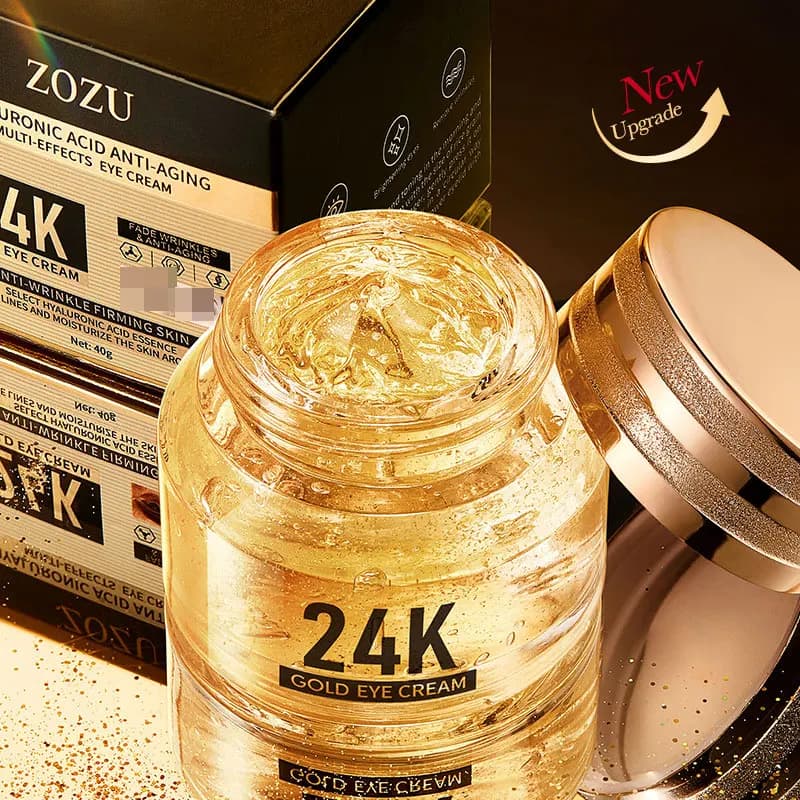 ZOZU 24K Oro Acido Ialuronico Crema Per Gli Occhi Anti Invecchiamento Lifting Del Viso Crema Al Collagene Cura Della Pelle Degli Occhi Siero di Riparazione Istantanea Degli Occhi
