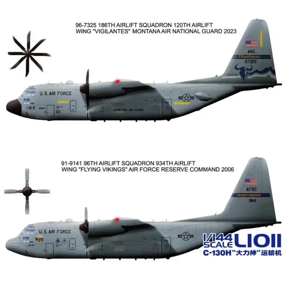 Assemble L1011 1:144 C-130H Proportional Great Wall Attack Aircraft Model Kit Hercules Ornament Custom Collectible Boy Toy Gift