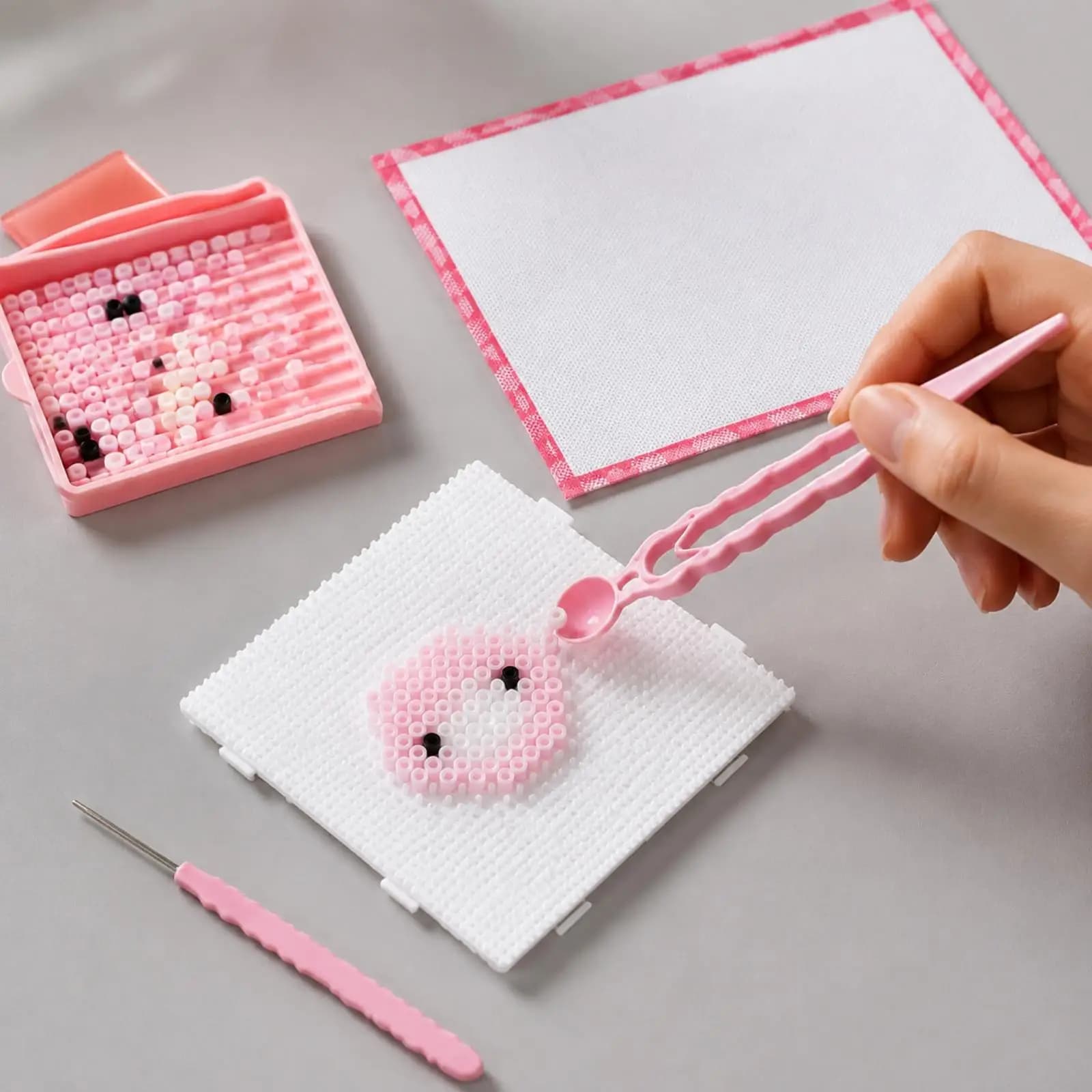 Ironing Craft Fabric Heat Resistant Press Bead Board Set for DIY Creative Bead Projects