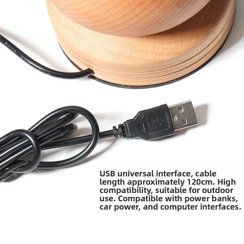 Easy Rotation Wooden Bead Spinner Automatic Speed Wooden Electric Spinning Bead Bowl with Needle Solid Wood Bead Stringing Tool