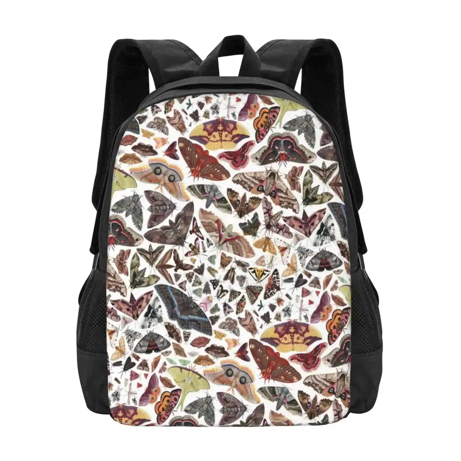 Ghirlande dell'America del Nord Modello Modello Design Laptop Borse da viaggio per la scuola Ghirlande Farfalla Lepidoptera Scienza Scientifica