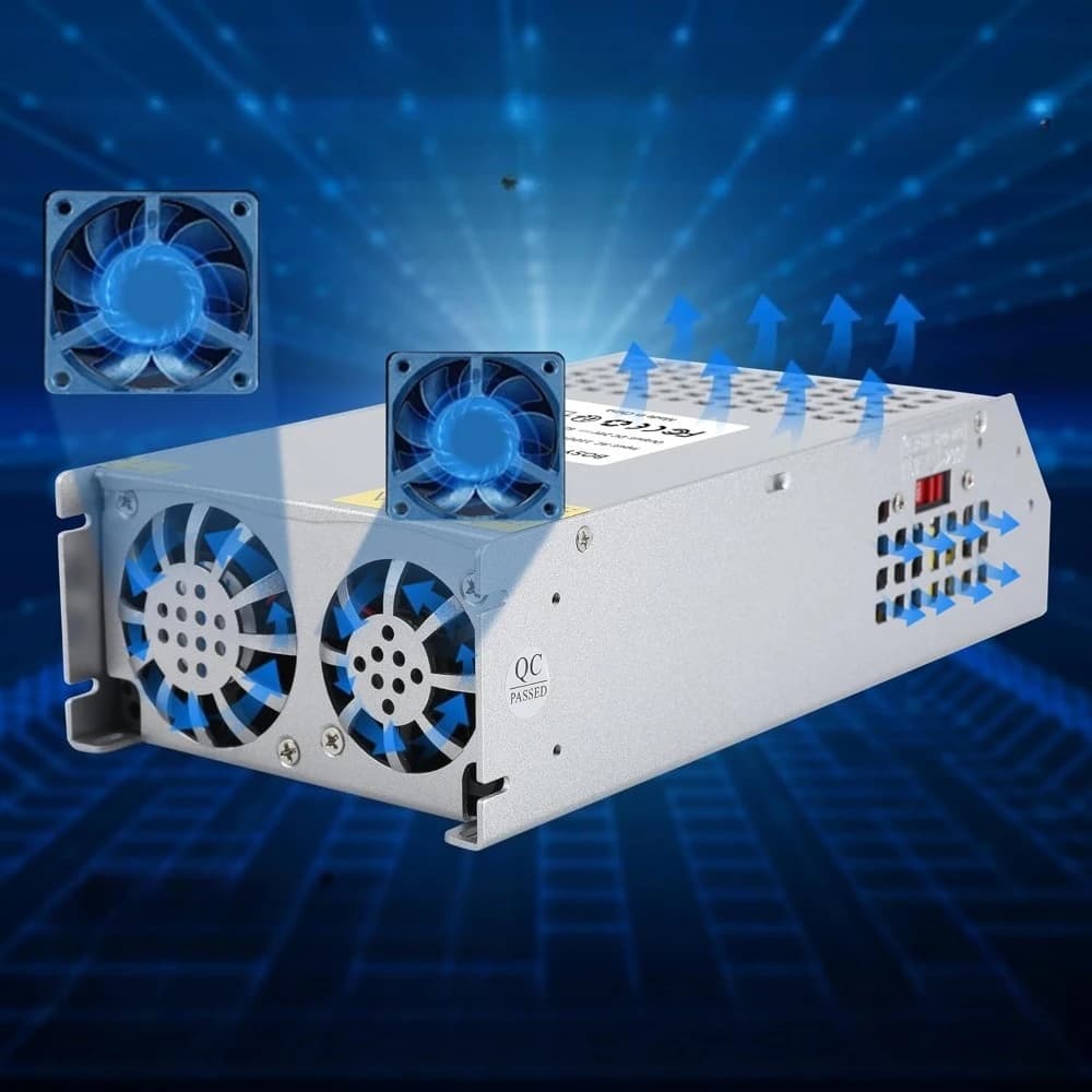 Alimentatore Switching 24V 62.5A 1500W Convertitore AC/DC per Stampante 3D, Motore, Apparecchiature Mediche, Computer Industriale