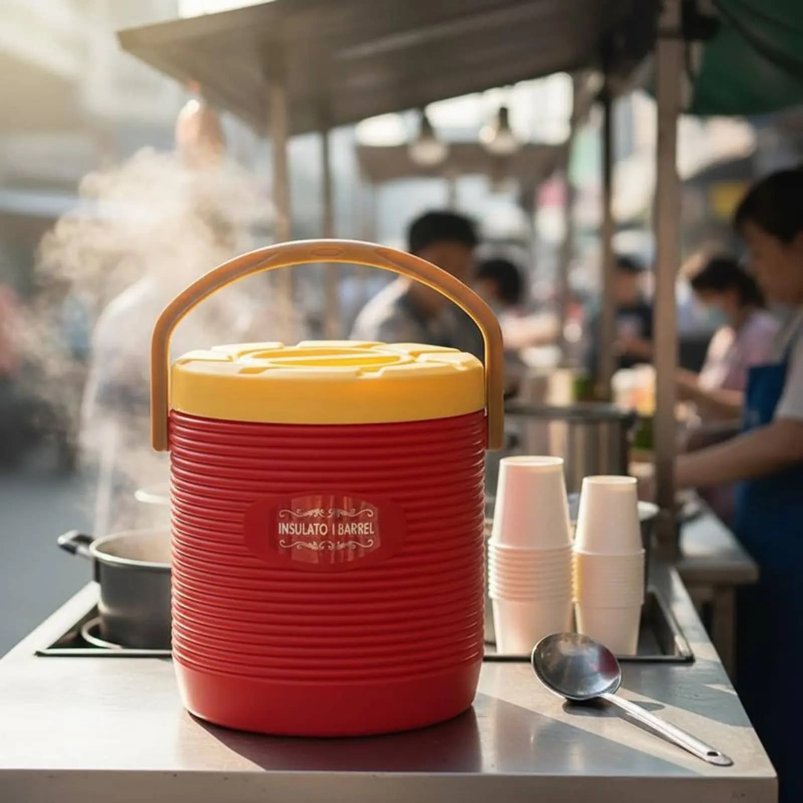 Stainless Steel Insulated Container Double-Coating Insulation Professional Soup and Tea Urn Large Capacity Thermal Jug