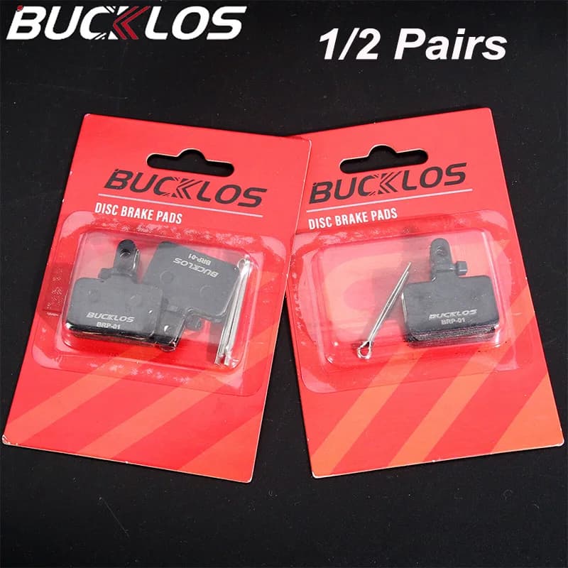 BUCKLOS Pastiglie freno a disco idraulico per bicicletta Pastiglie freno bici MTB in ceramica semi-metallica per SHIMANO B01S MT200 SRAM AVID HAYES Magura