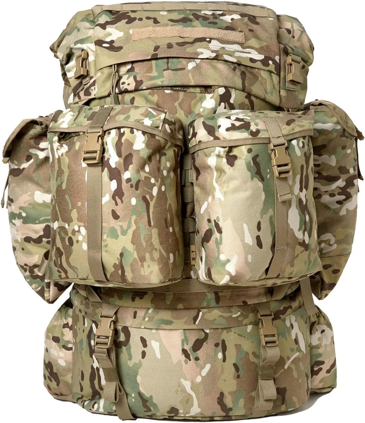 AkmaxFILBE Tactical military backpack with main package system with assault and hydration packages and frame
