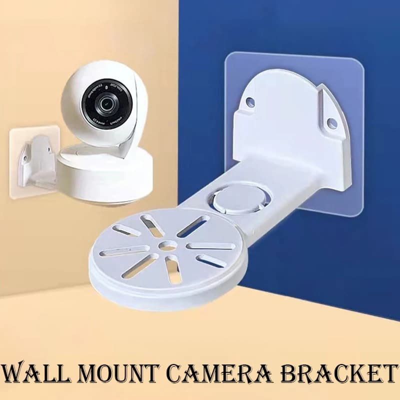 1Set bracket for surveillance camera wall monitoring without nails with rubber bottom screws
