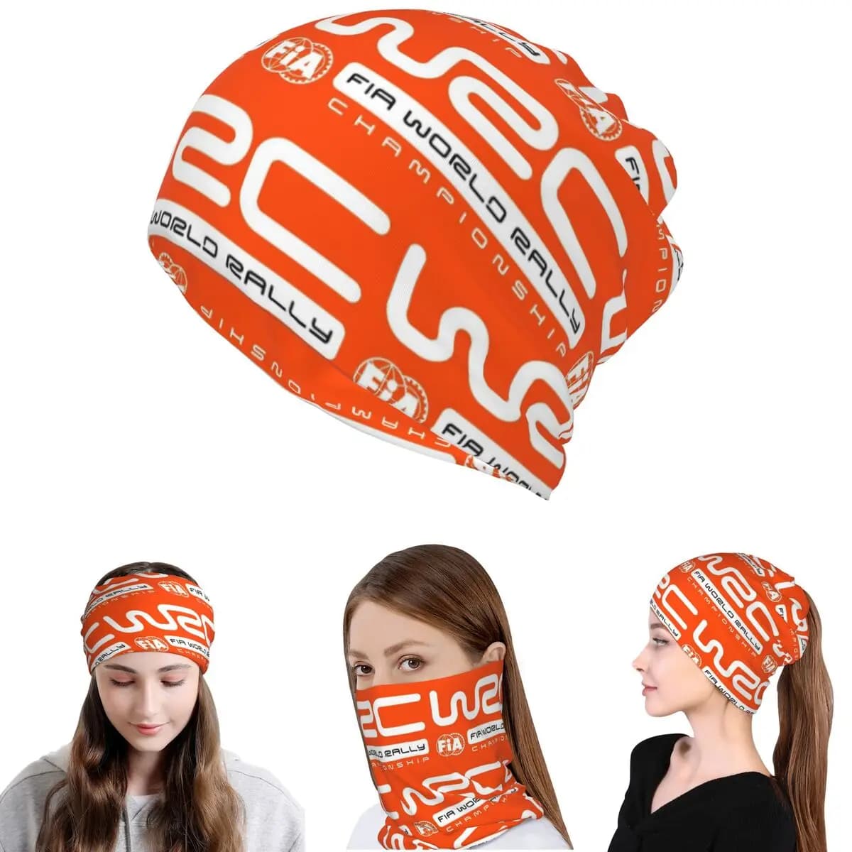 WRC Bandana Neck Gaiter Magic Scarf Warm Balaclava Beanies Hat Unisex Adult Winter