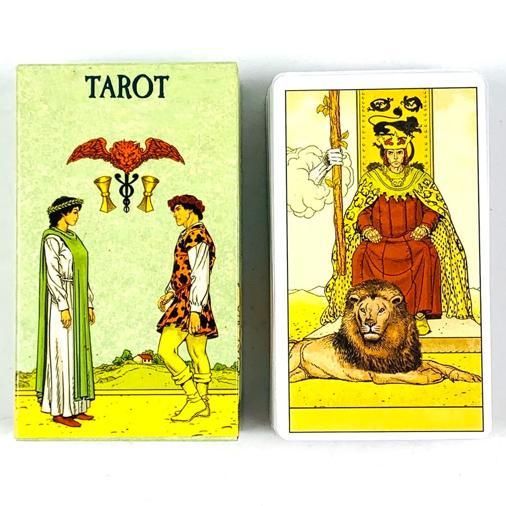 Nuovo gioco da tavolo di carte dei tarocchi per giochi di carte di divinazione previsione Gioco da tavolo completo in inglese Regali di Halloween e Natale