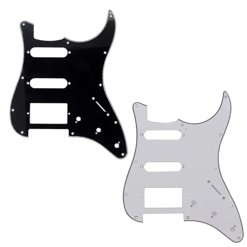 1 Pezzo Battipenna a 3 Strati per Chitarra Elettrica, Protezione Antigraffio per Stratocaster Strat ST SSS a 11 Fori, Accessorio per Strumento Musicale