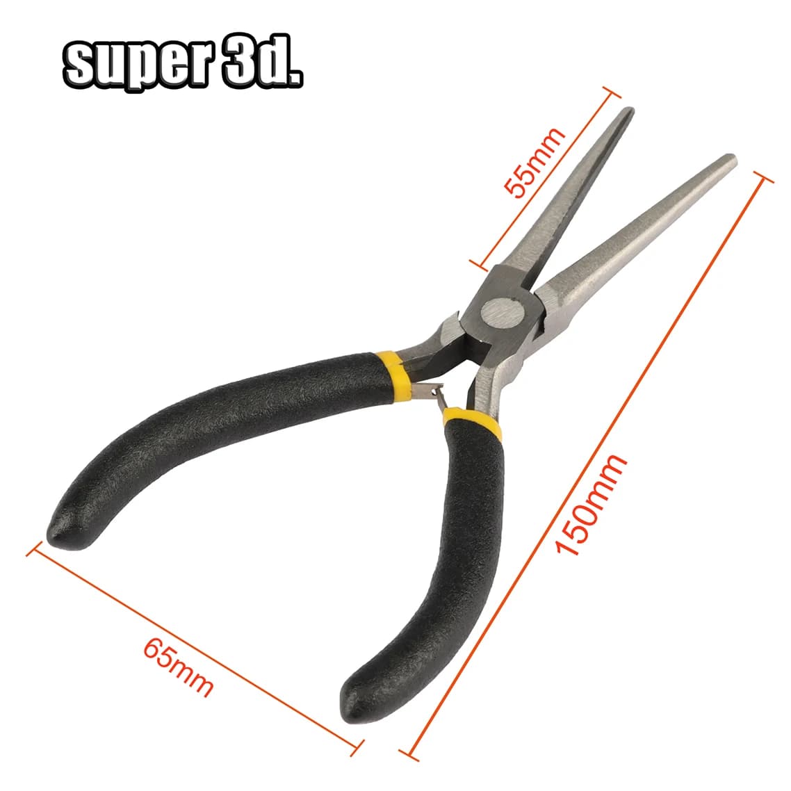 Mini pinza ad ago in acciaio al carbonio multifunzione per strumenti per stampante 3D fai da te modello fatto a mano gioielli pinze a punta lunga gadget