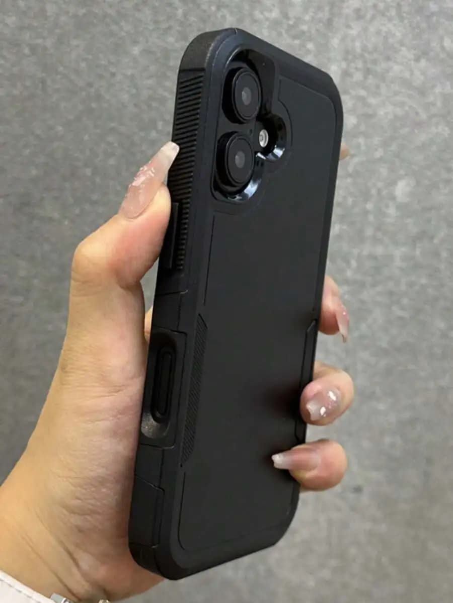 Dual Layer Shockproof Military Style Protective Phone Case For iPhone 15 Pro Max 14 Pro 13 Pro