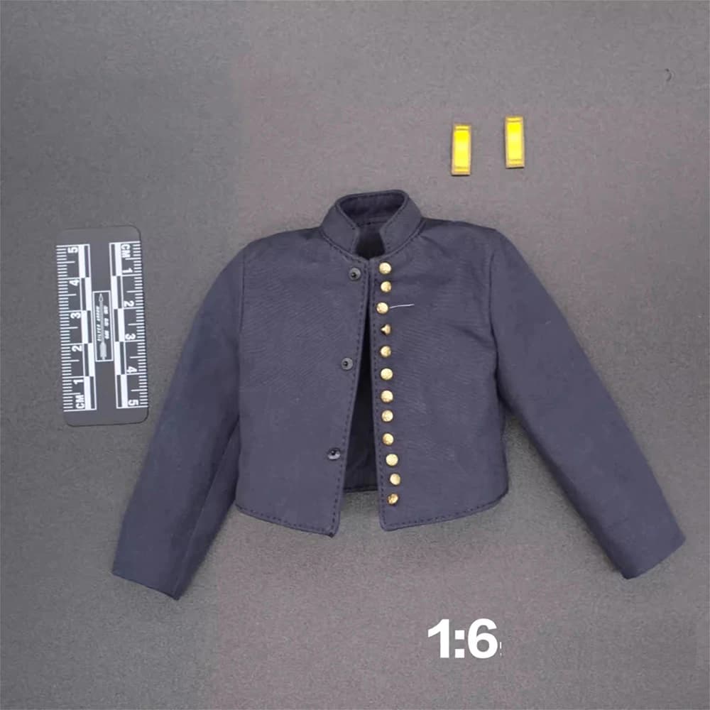 DID NS80175 US. Civil War Battle Soldier Doll General John Male Pant with Belt Black Waist Belt Shirt Toys For 12" Action 1/6