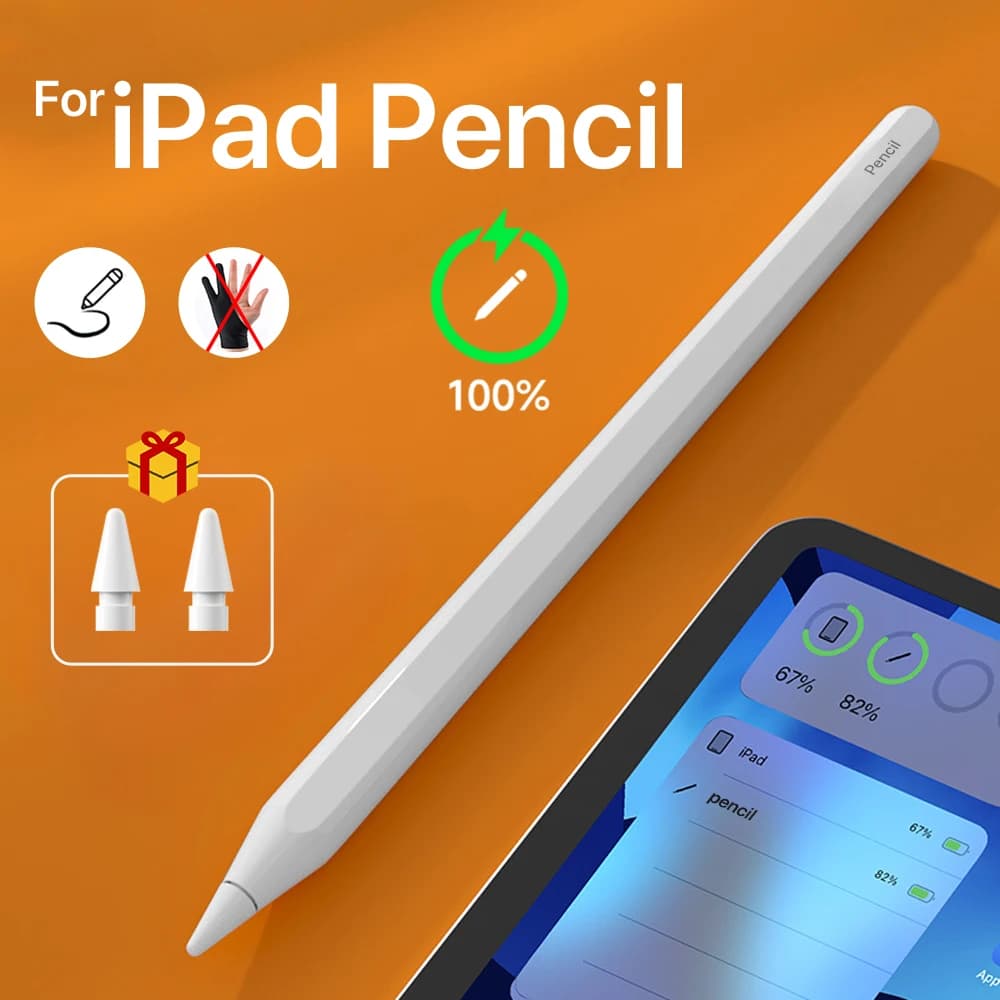 Per Apple Pencil 2 Ricarica wireless Palm Rejection Stylus Pen per iPad Air 4 5 Pro 11 12.9 Mini 6 Accessori per iPad Pencil