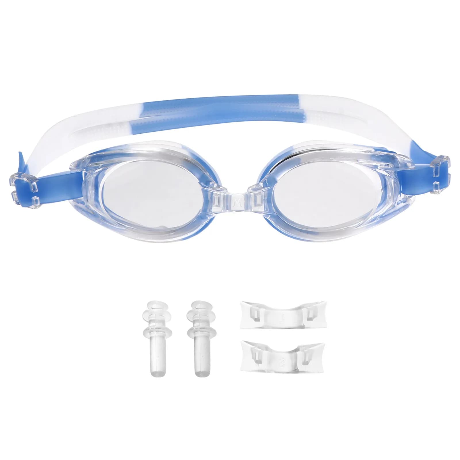 Swimming Goggles for Adults Anti-Fog Double Coated Lens Small Frame Wide Field of View High Definition Visual Experience