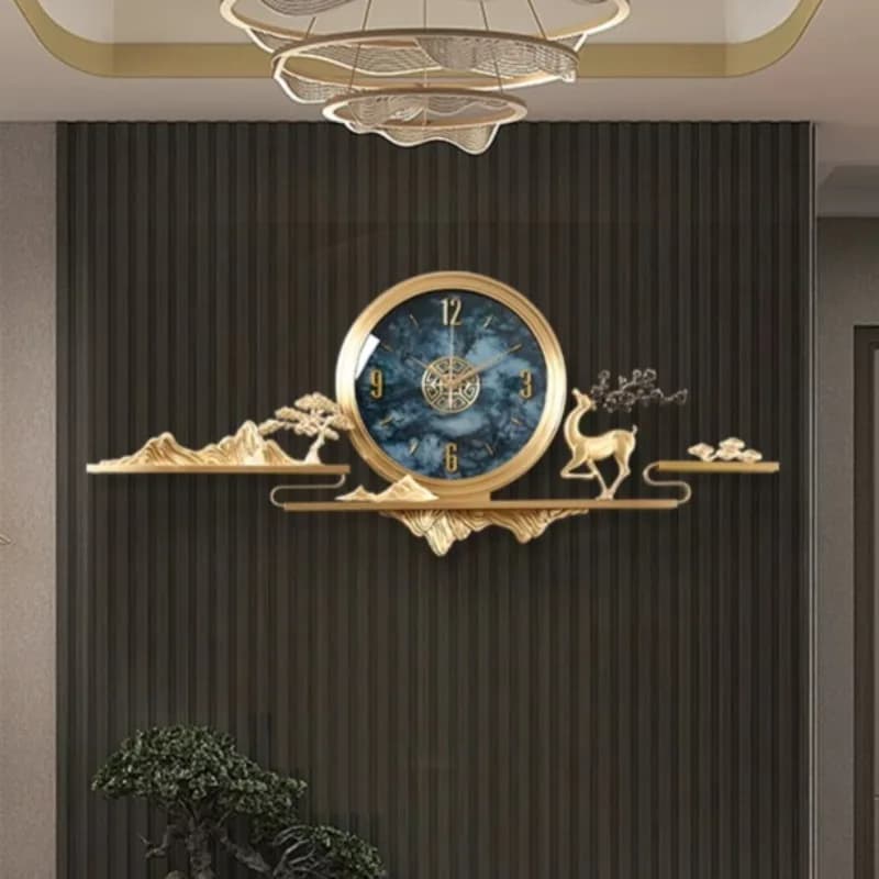 Economic Aesthetic Design Elegant Wall Clock Large Luxury Minimalist Big Size Wall Clock Unique Modern Decor Home Decoration
