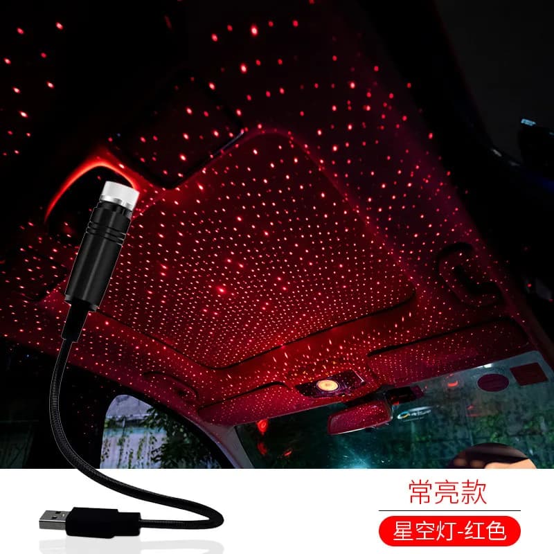 Mini LED Car Roof Star Night Light Projector Atmosphere Galaxy Lamp USB decorativo regolabile per la decorazione del soffitto della stanza del tetto automatico