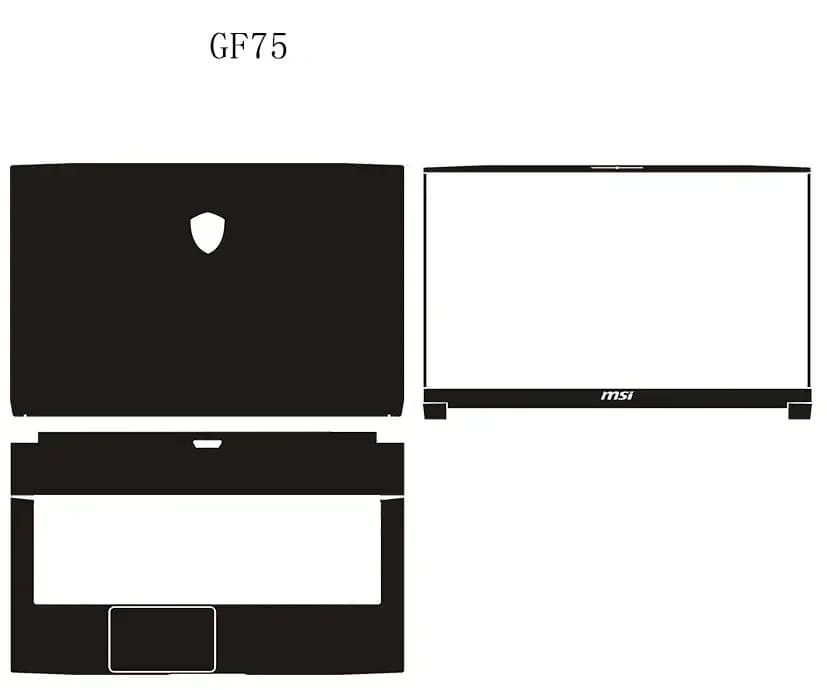 Adesivo per notebook alla moda per PC notebook MSI Creator 17M GF75 17".