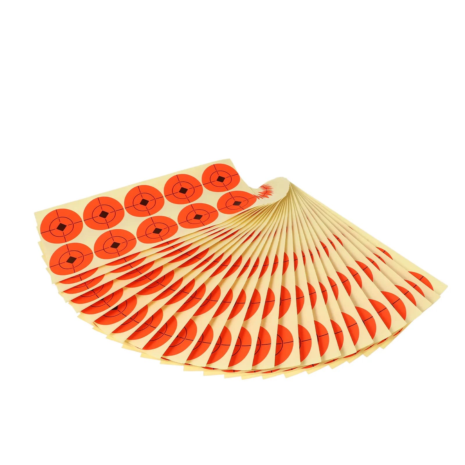 25Sheets Archery Practice Aim Sticker Shooting Target Paper Adhesive High Definition Printed for Training Exercises