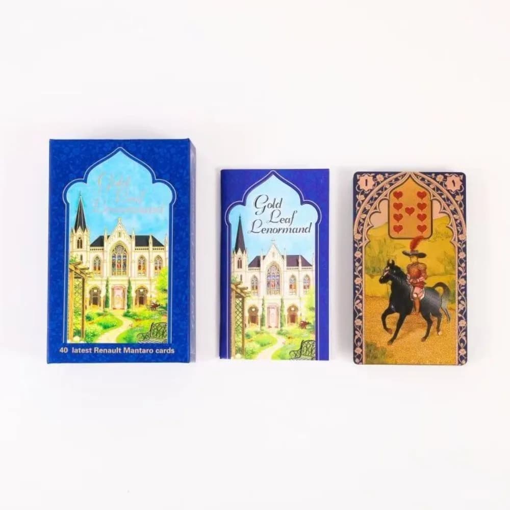 Carte Oracolo Rana George Lenormand 40 Pezzi in PET Impermeabile per Divinazione e Previsione del Futuro - Mazzo di Lusso Durevole