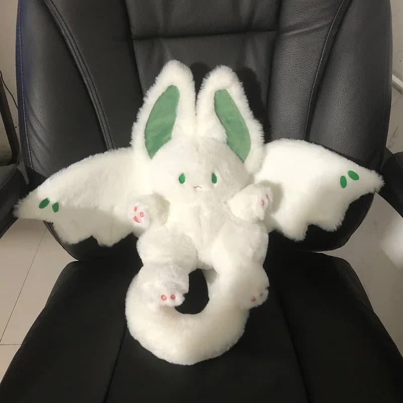 Peluche a forma di pipistrello Manta, Kawaii, Creativo, Morbido Cuscino Imbottito, Giocattolo per Bambini, Regalo per Ragazze e Donne