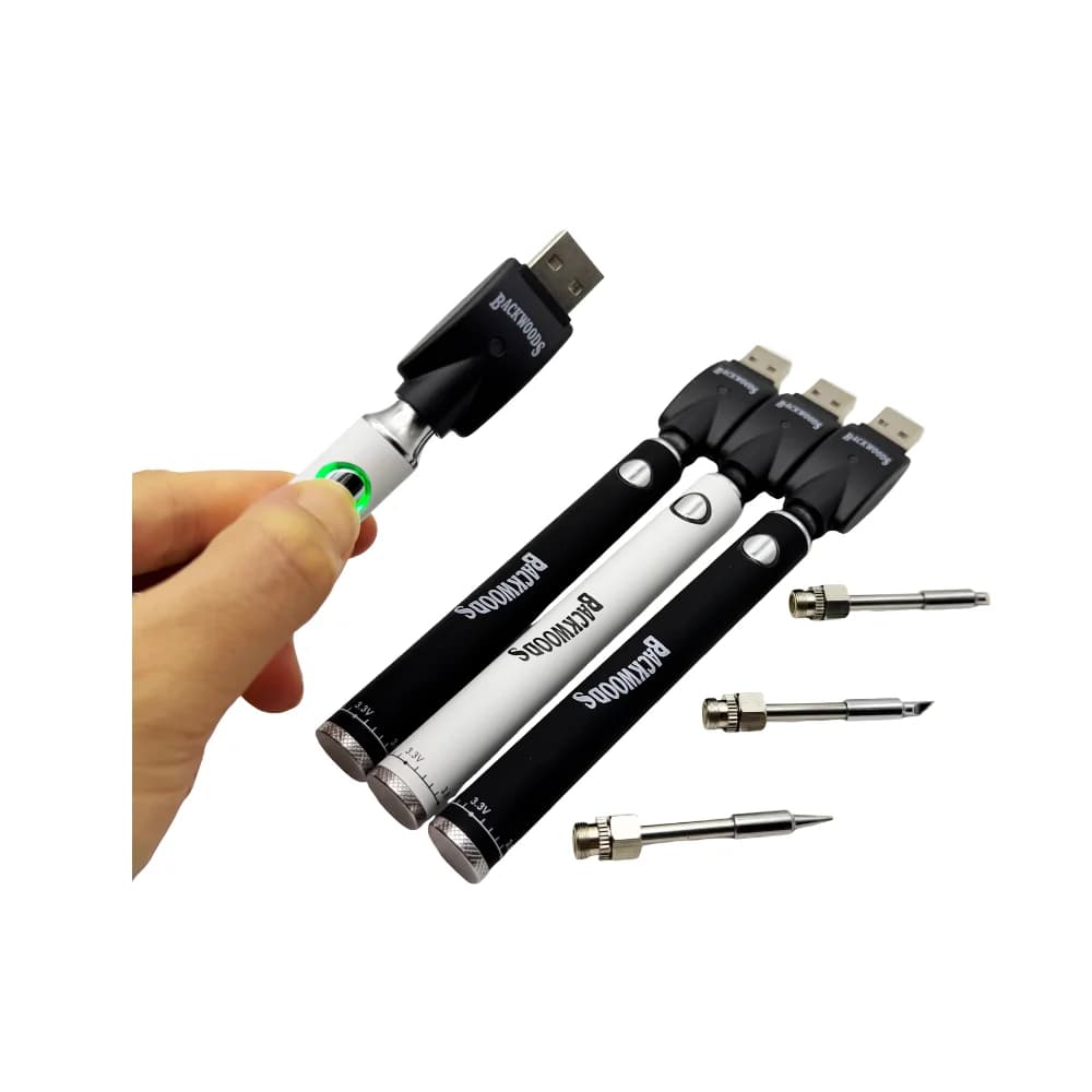 Saldatore Elettrico Portatile con Filettatura 510, Penna Riscaldante per Saldatura, Batteria Preheat Backwoods 510 Twist 14mm 1100mAh