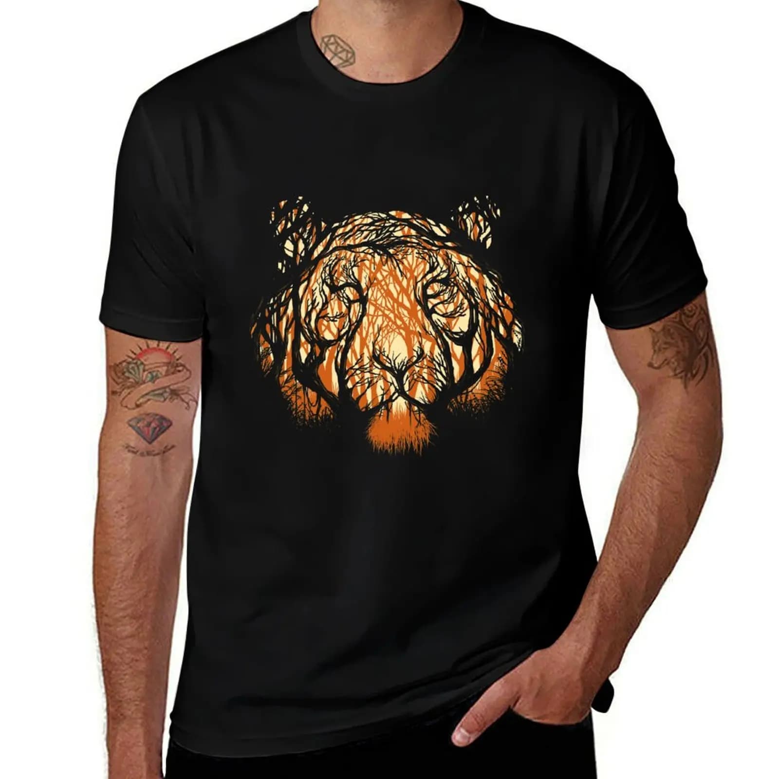 T-shirt Hidden Hunter T-shirt casual da indossare tutti i giorni