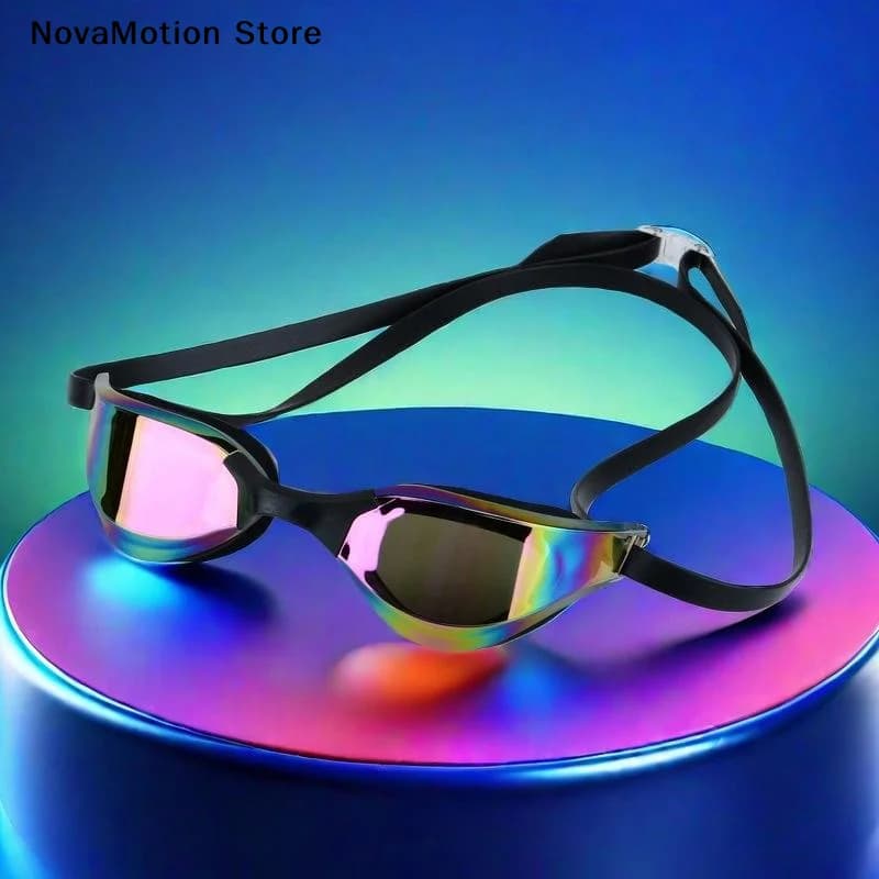 [NM]Professional Anti Fog Swimming Goggles Swim Glasses Electroplate Waterproof Silicone Lunettes De Natation Professionnelle