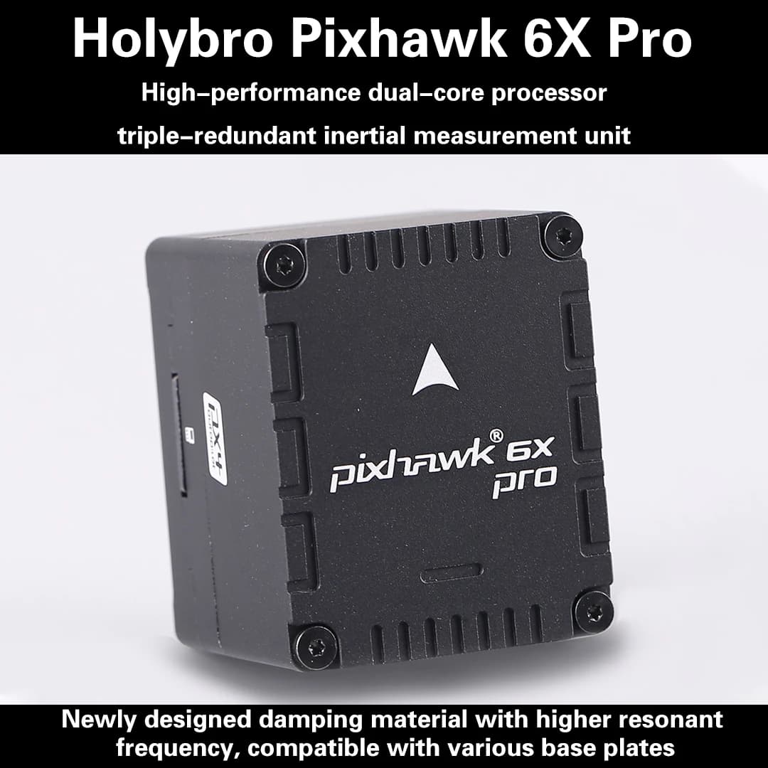 Holybro Pixhawk 6X Pro: Open Source Flight Controller for Fixed-Ala drones, Multirotor and VTOL - Advanced Control System for drones