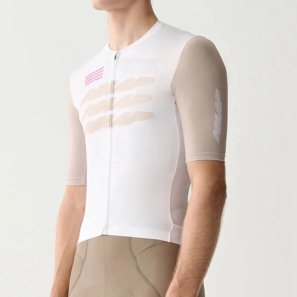 Abbigliamento da ciclismo estivo a maniche corte ad asciugatura rapida, camicia da ciclismo MTB da strada da uomo aderente