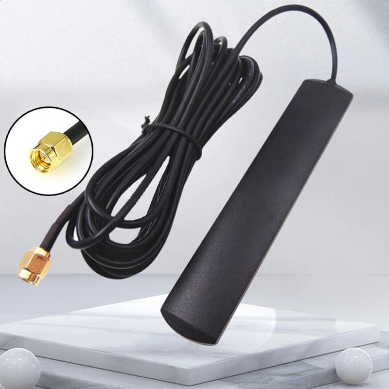 Antenne per amplificatore di segnale per auto da 1,5 M 4G WIFI Antenna per amplificatore di segnale universale per auto Veicolo Barca RV Dispositivo di segnale Amplificatore