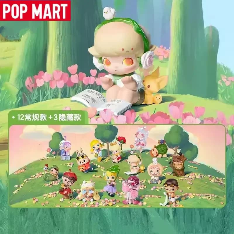 POP MART Hand In Hand Series Scatola cieca originale Giocattolo Kawaii Anime Action Figure Modello di cartone animato Decorazioni per la casa Bambole da tavolo Regalo per ragazze