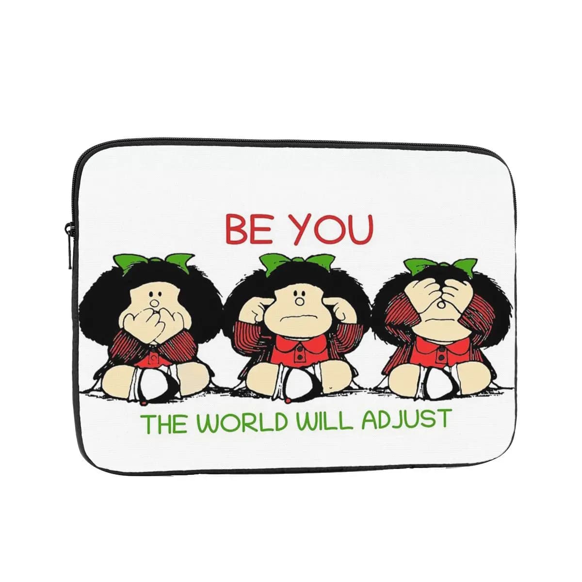 Custodia per laptop Triple Mafalda Cartoon 12" 13" 15" 17" Custodia per notebook Custodia antiurto