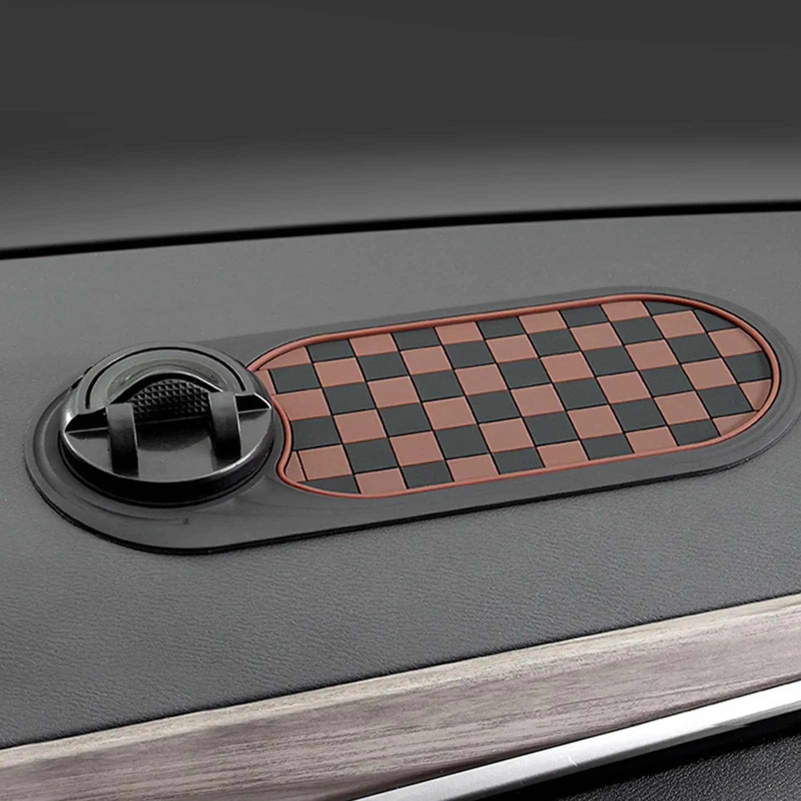 Tappetino antiscivolo per cruscotto dell'auto, supporto per telefono con numero di parcheggio per interni di cruscotto dell'auto, camion